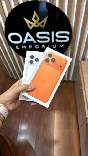 iPhone 17 PRO MAX 256GB Lacrado Preço Imperdível LARANJA