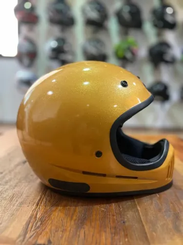 Capacete Urban Desperado Dourado Flake Tam 58 M Novo