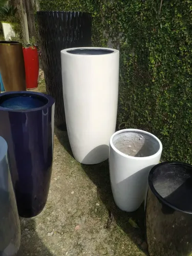 Vaso  leve, grande, para salas e decoração externo 