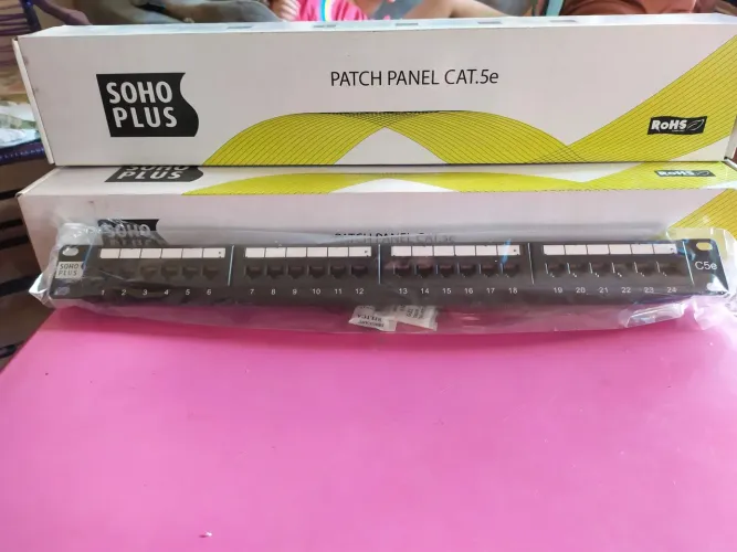 Patch Panel 24 portas 