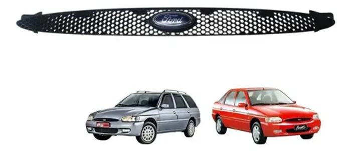 Grade Radiador Escort Zetec 1997 1998 1999 2000 2001 2002 Preto Fosco