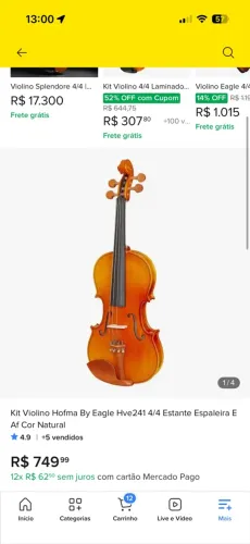 Troco violino em baixo