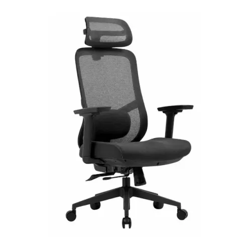 Cadeira Presidente Ergonômica Tela Mesh Preta Braços Com Ajuste Tridimensional 32887