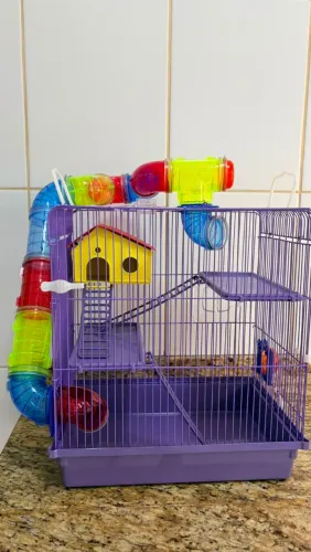 Gaiola de hamister 3 Andares 