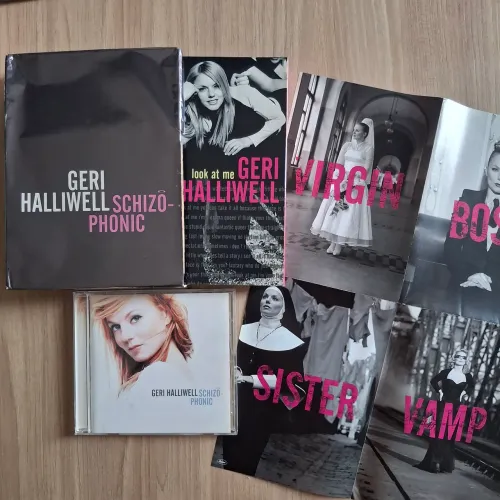 Geri halliwell - Box cd+vhs+ poster (Spice girls)