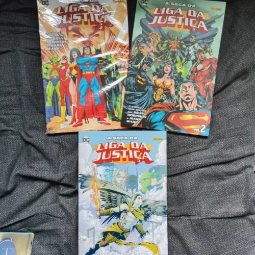 HQ A Saga da Liga da Justiça Volumes 1 a 3 - Grant Morrison - Panini