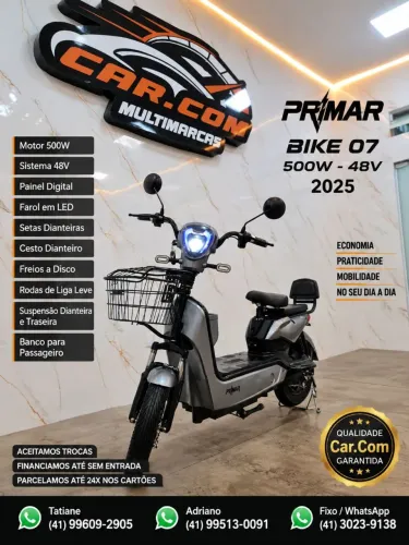 Bicicleta Elétrica Primar Bike 500W Novinha!!