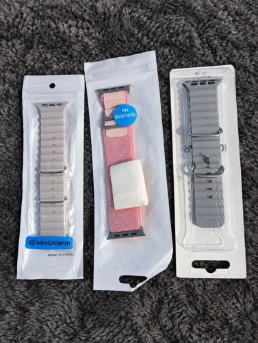 Pulseira de nylon e silicone smartwatch 35 41 49mm