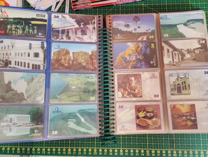 Lote Cartão Telefônico Antigo (160 cartões)