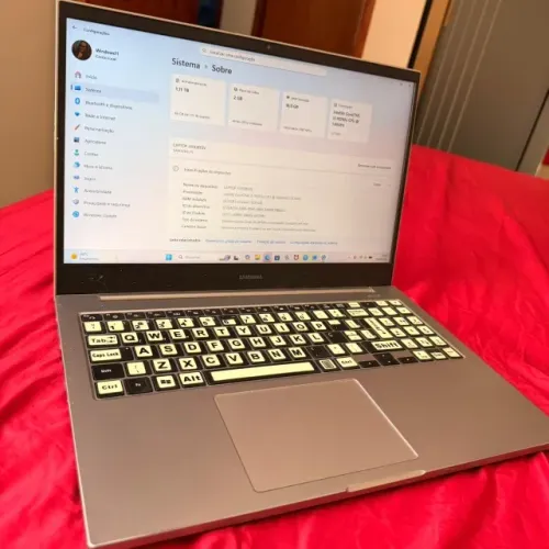 Notebook Samsung x45 1TB 16GB RAM i5 seminovo