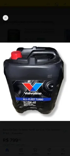 Óleo 15w40 Valvoline