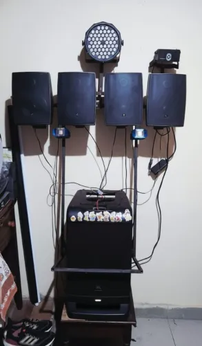 Som, JBL, completo.  Mesa 6 canal completo 