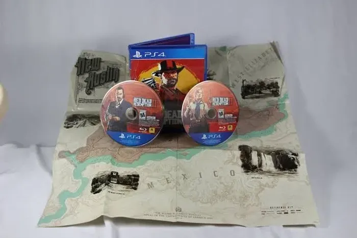 Red Dead Redemption 2 com mapa Playstation 4 Ps4 PS5 em Uberlândia e Uberaba.