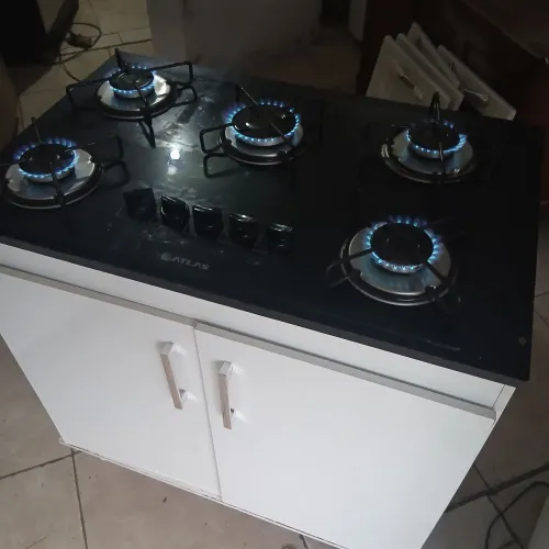 Fogão cooktop 5 bocas com a bancada (entrego)