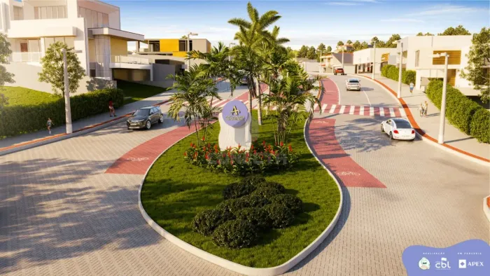 Terreno no Atlantic Garden, Muquiçaba, Guarapari - 430m², 10 mil m² de lazer