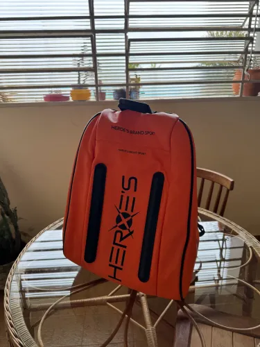 Raqueteira Heroes Thunder 2025 Laranja