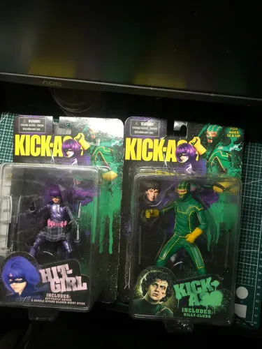 Action figures Kick ass e hit girl Mezco lacrados