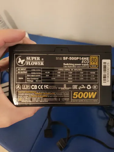 (Doação) Fonte Super Flower Bronze King 500w