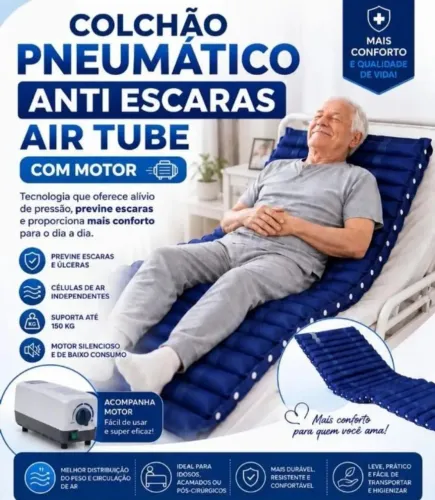 Colchão ANTI ESCARA! Novo