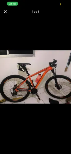 Bike Caloi explore toda shimano com nota fiscal