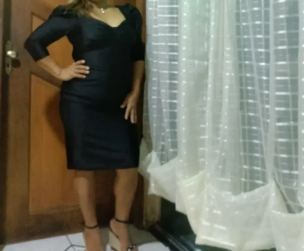 Vestido social chique