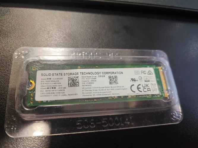 Hd nvme 256Gb funcionando perfeitamente 
