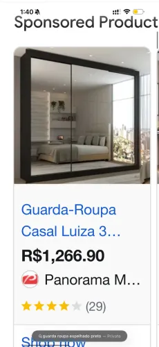 Guarda roupa casal