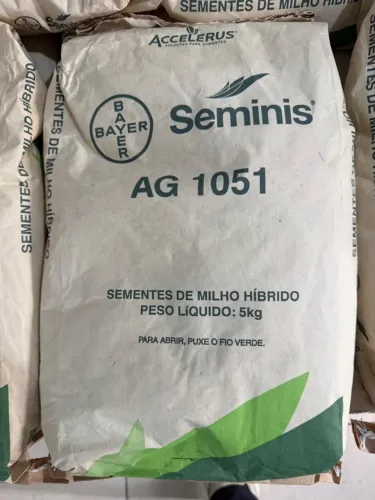 Semente de milho híbrido AG 1051 Seminis Bayer - saco 5 kg