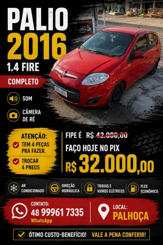 Fiat Palio Attra./italia 1.4 EVO F.flex 8V 5P 2016