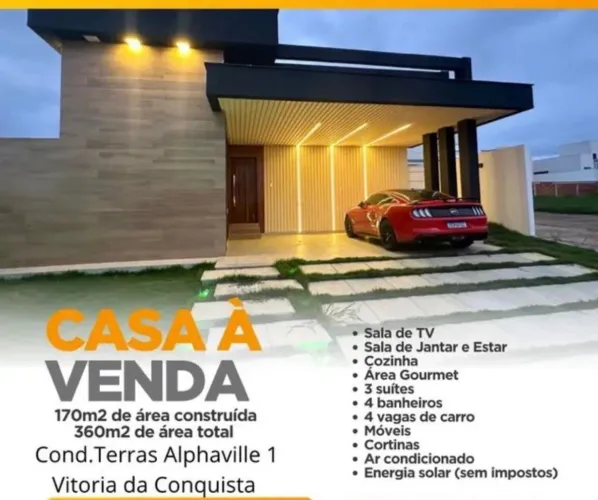 Linda casa no Alphaville 1 Vitória da Conquista Ba