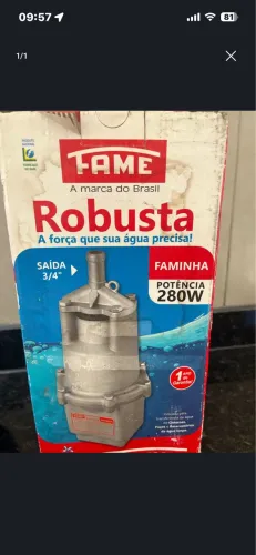 Vendo bomba sapo 127V Fame