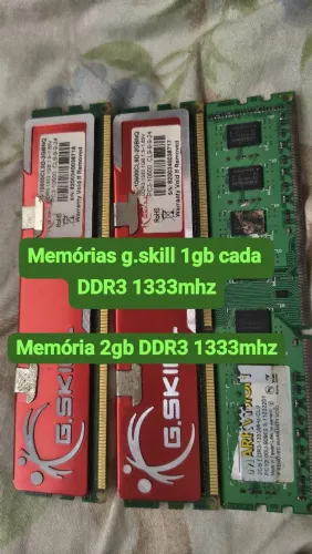 3 memória ddr3 totalmente funcionais.