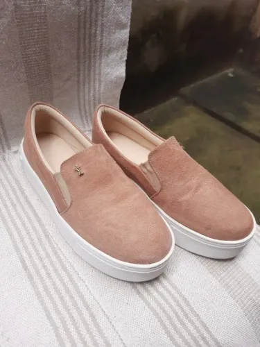 Tênis Slip On Santa Lolla Plataforma Original Nº34