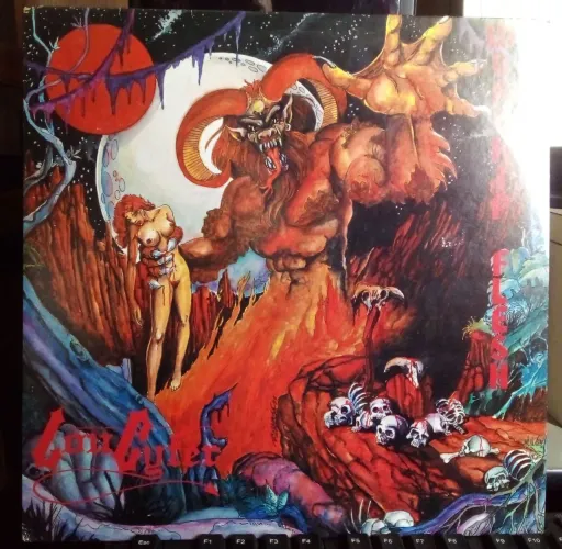 Lou Cyfer - Worship Flesh LP 1993 original de época primeira edição em estado de NOVO!