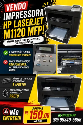 Impressora HP Laser Jet M1120 MFP