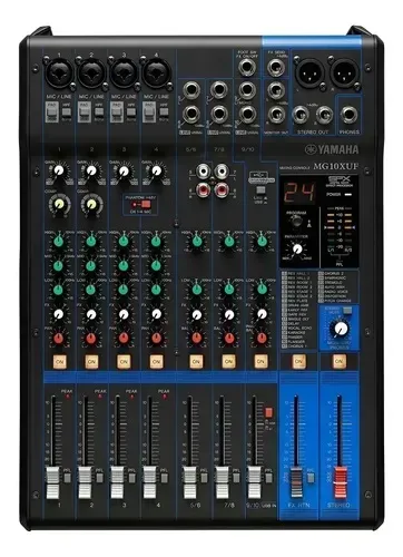 Mesa de som Yamaha MG10XUF c efeitos