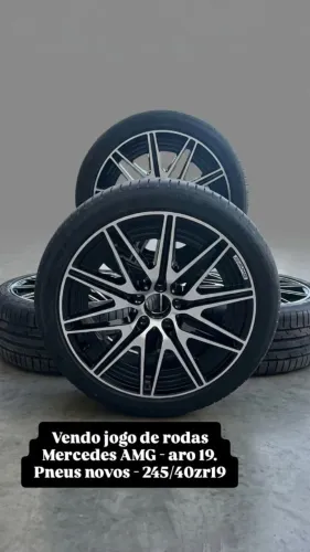 Jogo de Rodas Mercedes AMG aro 19.