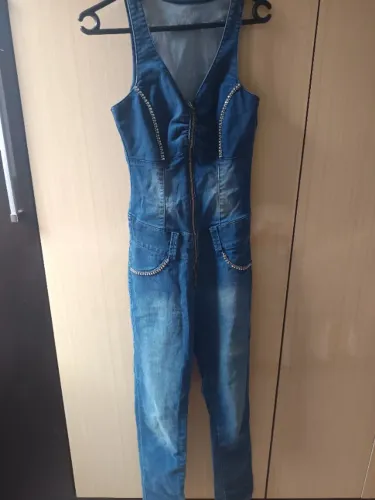 Macacão jeans 36