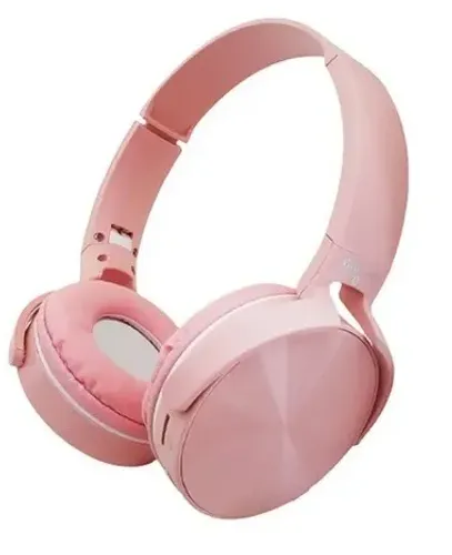 Lacrado / Novo - Eadset Fone Com Microfone Microsd Bluetooth Rosa P36