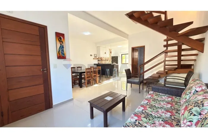 Casa Duplex Mobiliada com 3 Quartos a 500m da Praia de Araçaípe
