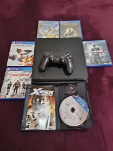 PS4 semi-novo 6 jogos e um controle aceita o cartão número para contato *29 zap