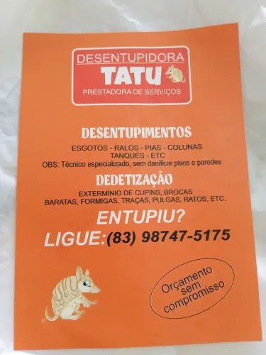 Desentupidor e encanador