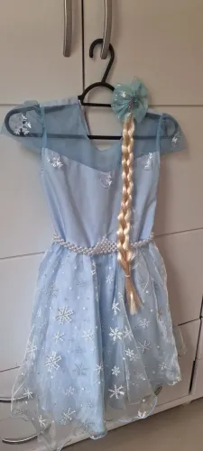 Vestido tema Elsa