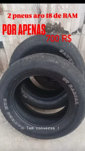 2 pneus aro 18 RAM