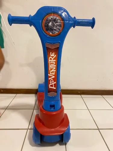 Patinete infantil Plaspolo Pati Happy Boys - suporta até 30kg