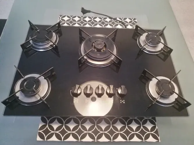 Cooktop Fischer 5 Bocas 5Q Vidro 220V