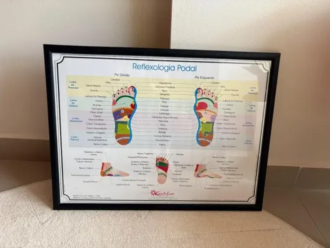 Quadro de Reflexologia Podal