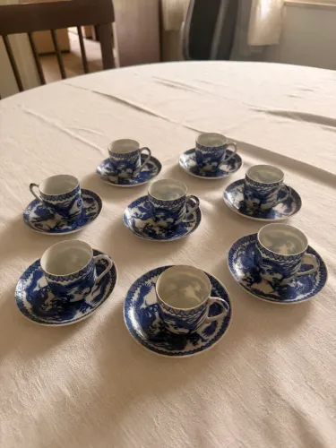 Conjunto xícaras café porcelana japonesa