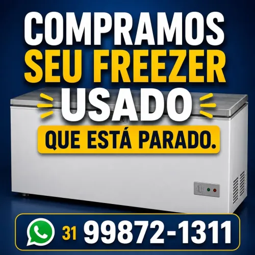 Freezer usado estragado