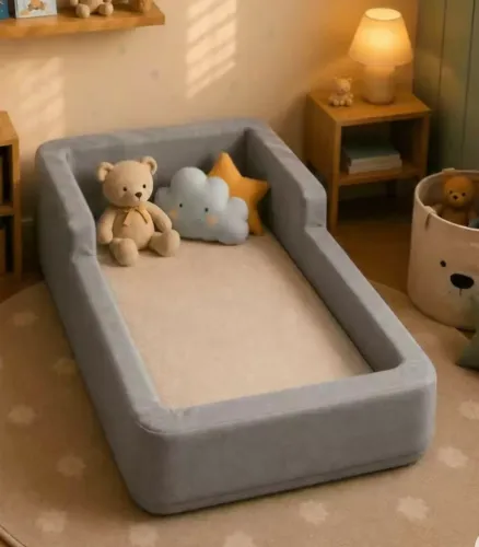 Cama montesoriana infantil